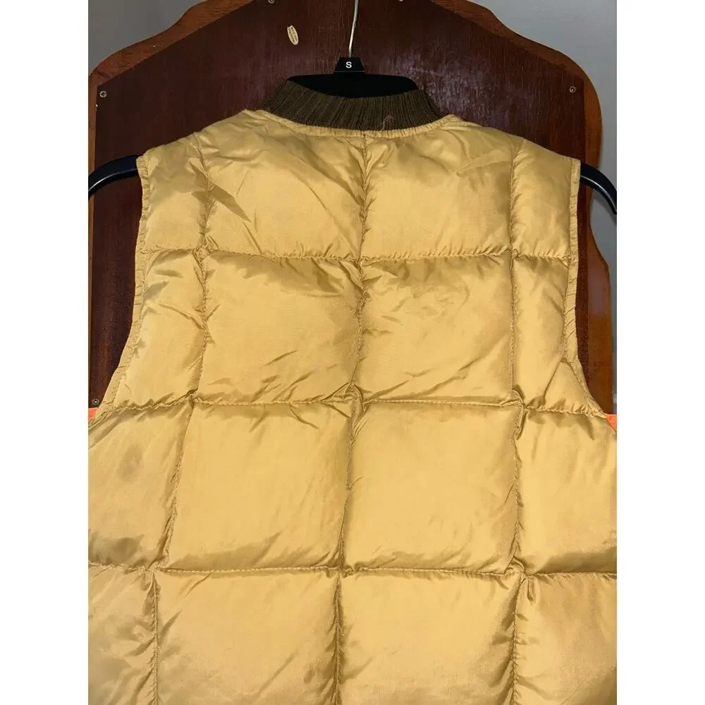 Vintage reversible down filled hunting vest Black Sheep size small